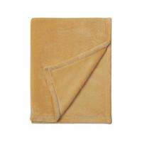 SHERWOOD 喜屋家居 法兰绒毛毯 金色 150*200cm