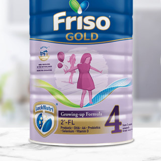 Friso 美素佳儿 金装系列 儿童奶粉 新加坡版 4段 1800g*2罐