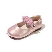 Hush Puppies 暇步士 DP9941 女童皮鞋 香槟粉 23码