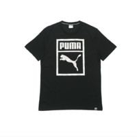 PUMA 彪马 男子运动T恤 576437-01 黑色 XXL