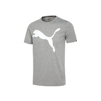 PUMA 彪马 ESS BIG CATH EATHER TEE 男子运动T恤 593040-88 海狸灰 M