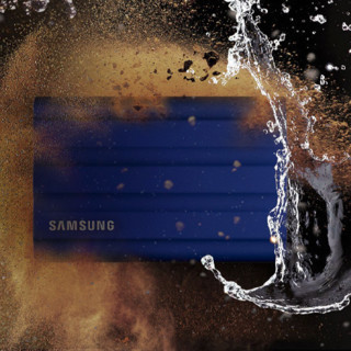 SAMSUNG 三星 T7 Shield USB 3.2 移动固态硬盘 1TB 魔力蓝