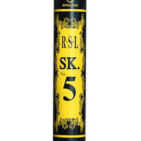 RSL 亚狮龙 SK5号 羽毛球 黄色 77速 1桶装 鹅毛款