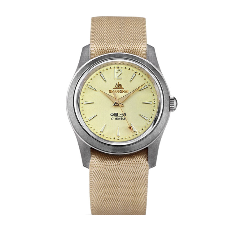 SHANGHAI 上海 流转系列 35毫米手动上链腕表 A581