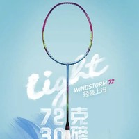 LI-NING 李宁 WindStorm72 羽毛球拍 AYPM084