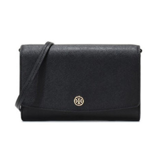 TORY BURCH 女士牛皮斜挎单肩包 54277-001 黑色