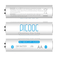 PICOOC 有品 7号碱性电池 1.5V 4粒装
