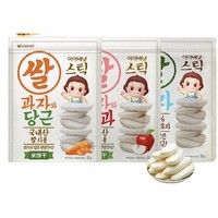 ivenet 艾唯倪 韩国艾唯倪原味米饼干无添加非油炸磨牙棒30g*3宝宝零食