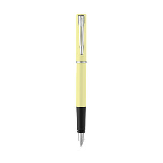 WATERMAN 威迪文 钢笔 ALLURE雅律系列  柠檬黄 F尖 单支礼盒装