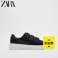 ZARA 男鞋 黑色休闲魔术贴运动鞋 2225920 040