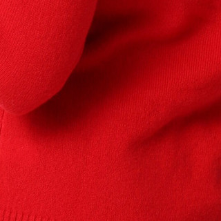 SNOW LOTUS 雪莲 女士V领羊绒衫 763088 红色 XXXL