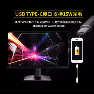 MSI 微星  微星27英寸144Hz显示器165Hz电竞游戏1ms IPS曲面台式电脑显示屏 【24.5英寸】MAG251RX 240Hz 升降