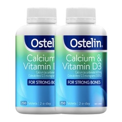 Ostelin 奥斯特林 钙片+维生素D3 250粒*2瓶