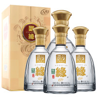 今世缘 [升级版550ml] 今世缘 国缘 对开 浓香型 白酒 550ml*4整箱装