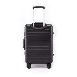 Diplomat 外交官 时尚铝框拉杆箱万向轮行李箱旅行箱TC-9203 黑色 24英寸