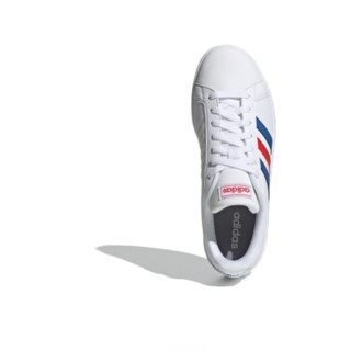adidas NEO Grand Court Base 中性网球鞋 EE7901 白色 38.5