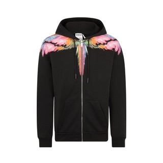 MARCELO BURLON 马克布龙 男士拉链连帽卫衣 CMBE001R21FLE002