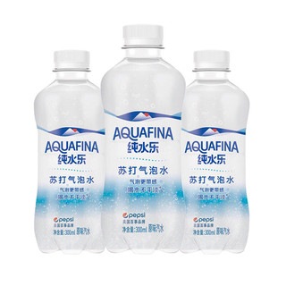 AQUAFINA 纯水乐 苏打气泡水 原味 300ml*6瓶