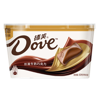 Dove 德芙 丝滑牛奶巧克力 252g*4盒