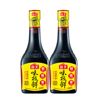 海天 味极鲜 特级酱油 380ml*2瓶