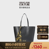 范思哲Versace Jeans Couture奢侈品女包 22春夏女士Garland托特包 72VA4BA7-ZS059 899黑色 U