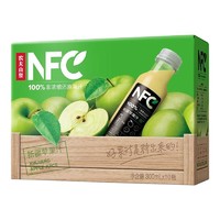 农夫山泉 果汁饮料NFC新疆苹果汁300mlx10瓶纯果汁零添加