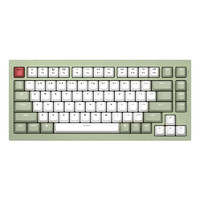 Keychron Q1 87键 有线机械键盘 绿色 佳达隆幻影红轴 RGB