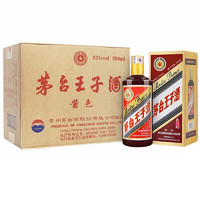 MOUTAI 茅台 王子酒 酱色 53%vol 酱香型白酒 500ml*6瓶 整箱装