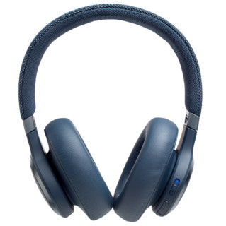 JBL 杰宝 LIVE650BT 耳罩式头戴式主动降噪蓝牙耳机 蓝色