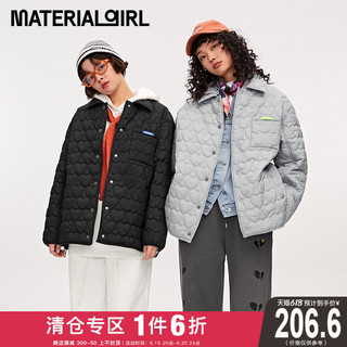 Material Girl 女士翻领棉服 MWABB421489