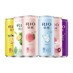 RIO 锐澳 微醺小美好系列 低度鸡尾酒 6罐6口味 3度预调酒
