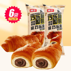 桃李巧乐角面包75g