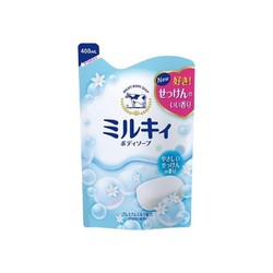 Cow 牛乳石硷 滋润保湿沐浴露 肥皂香味 补充装400ml