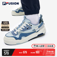 FILA 斐乐 FUSION斐乐潮牌男鞋板鞋2022夏新款厚底休闲鞋潮运动鞋BANK