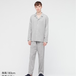 UNIQLO 优衣库 男装AIRism棉混纺睡衣套装 439593