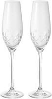 NARUMI 鸣海 对装 香槟玻璃杯 Starflower系列 透明 210cc（约210ml） 2客组合装 GW4156-63392A