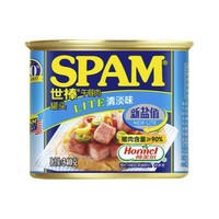 PLUS会员：SPAM 世棒 午餐肉罐头 清淡口味 340g