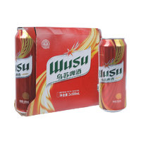 WUSU 乌苏啤酒 红乌苏啤酒 500ml*3听