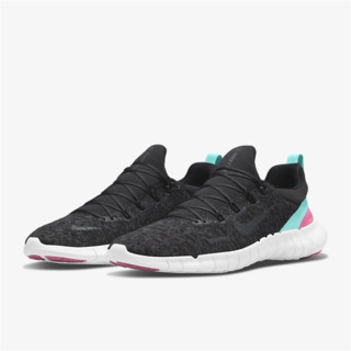 NIKE 耐克 Free Rn 5.0 Next Nature 男子跑鞋 CZ1884-005 黑粉绿 42.5