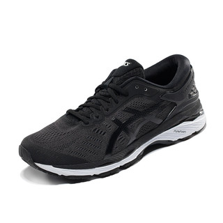 ASICS 亚瑟士 Gel-Kayano 24 男子跑鞋 T749N-9016 黑色/白色 42.5