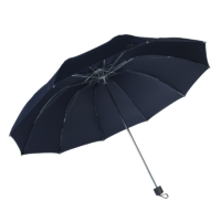 88VIP：天堂 纯色三折十骨雨伞