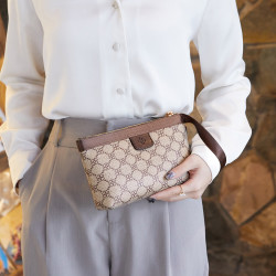 coraldaisy卡洛黛茜复古时尚印花长款钱包女手包女士手拿包女手拎包手