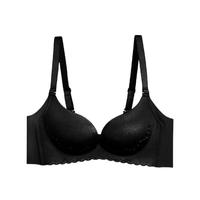 Aimer 爱慕 Aimer动力光效系列 女士无钢圈文胸 AM174591 黑色 85B/38B