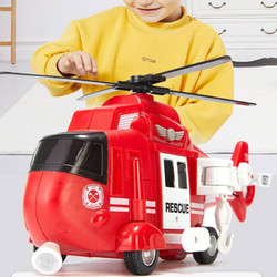 wenyi 文艺WENYI 武装直十直升机惯性飞机模型仿真飞机模型男孩玩具车带音乐故事 颜色随机W750B六一儿童节礼物