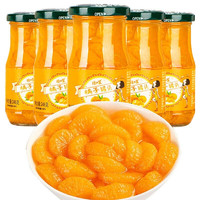 有券的上：琼皇 糖水橘子水果罐头 248g*6瓶
