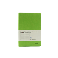 front 前通文具 D68系列 D68-A602X-6 A6纸质笔记本 浅绿色 单本装