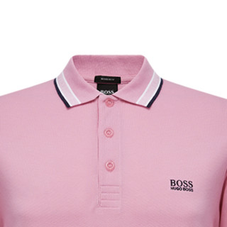 HUGO BOSS 雨果博斯 男士短袖POLO衫 5.0412675E7 粉红色 M