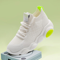 ocenaiaroo大洋洲袋鼠22夏季新品飞织女鞋老爹鞋厚底小白鞋女运动休闲