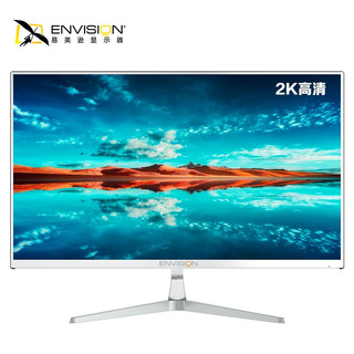 ENVISION 易美逊 G272Q 27英寸 IPS 显示器 (2560×1440、60Hz、99%sRGB)