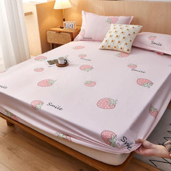 Hodo 红豆 全包防滑床笠单件简约印花加厚床垫保护套罩四季可用床上用品床罩